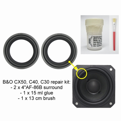 B&O CX50 speakers - Repair kit RUBBER surrounds