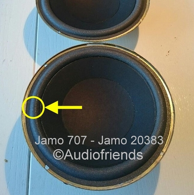 1 x Foamrand voor reparatie Jamo W-20383 speaker