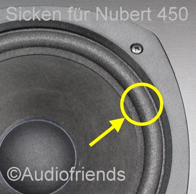 Nubert 450 - 1x Schaumstoff Sicke für Reparatur speaker