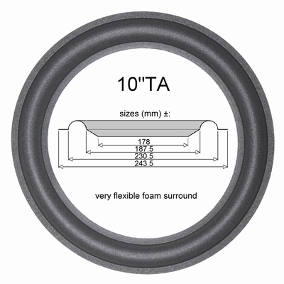 Arcus TM-85, TM-95 - 1x Surround for repair woofer.