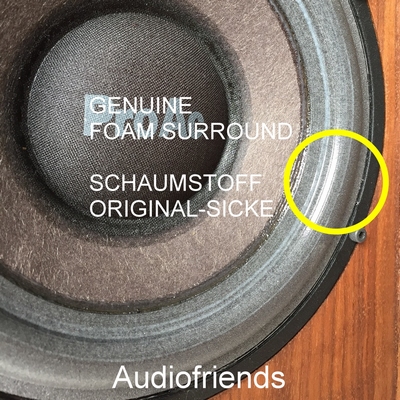 Scanspeak 18W8542, 18W4208 - 1x GENUINE foam surround