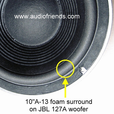 JBL 127A, 127H, 127H-1 - 1x Foam surround for repair speaker