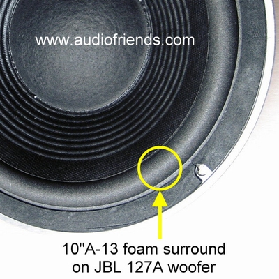 JBL 127A, 127H. 127H-1 - 1x Schaumstoff Sicke für Reparatur