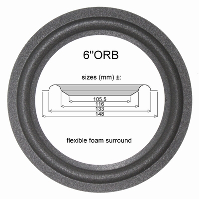 Orbid Sound Neptun - 1x Schaumstoff Sicke für Reparatur