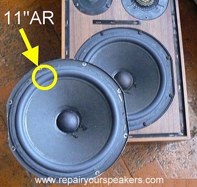 1 x Foamrand voor Acoustic Research 11/12 inch speaker
