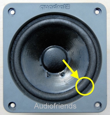 Quadral 122TF midrange - 1x Foam surround for repair speaker