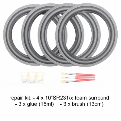 Dali 109 Tieftöner: Reparaturset ORIGINAL-Sicken Schaumstoff für Reparatur Lautsprecher.