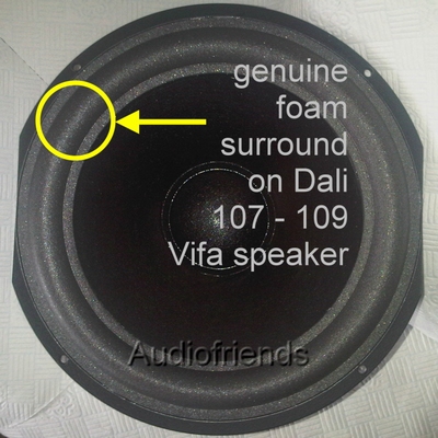 Dali 107 speaker - repairkit - GENUINE foam surrounds