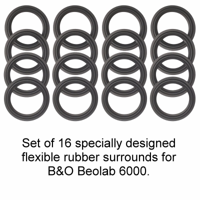 Bang & Olufsen Beolab 6000/3500 - 16x RUBBER rand.