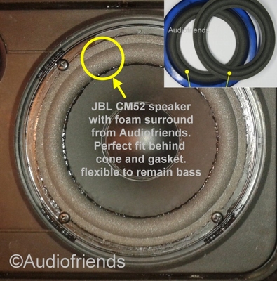 JBL CM52 speaker - 1x Foam surround for repair
