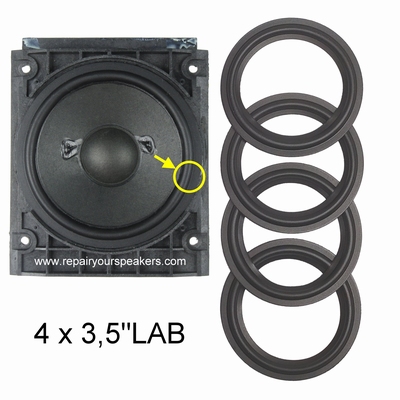 Bang & Olufsen MCMXCII speaker - 4x RUBBER surrounds.