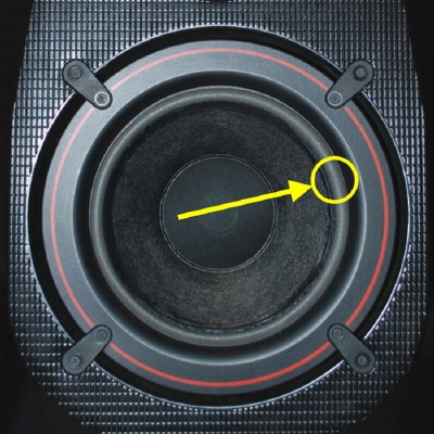 1 x Foamrand voor Jamo CBR 120 (W-20162) woofer
