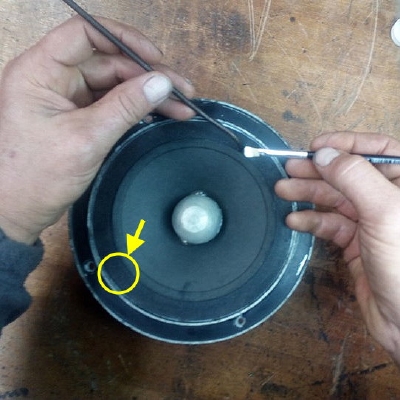 Audax PR17, PRD17 midrange > 1x special foam ring for repair