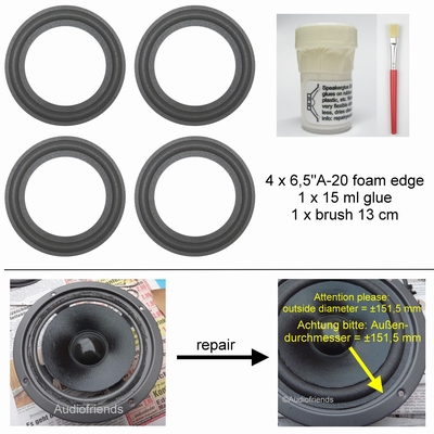 Magnat Project 4.1 - Repair kit foam for repair woofers