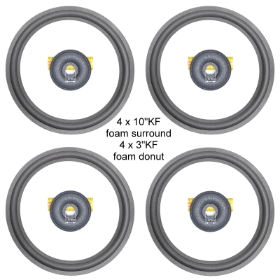 KEF RR107 / RR107.2 - Repairkit foam - NO glue/brush