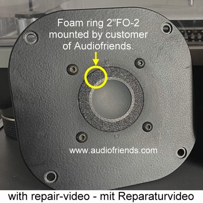 FOCAL JM LABS RECONE REPLACEMENT DIAPHRAGM FOR TC90TDX TWEETER HOME AUDIO NEW