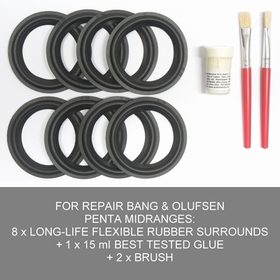 B&O Penta - Repairkit RUBBER for repair midrange speakers