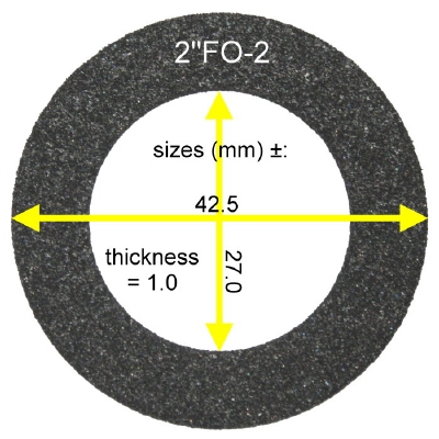 2"FO-2 - flat FOAM surround for repair Focal tweeter