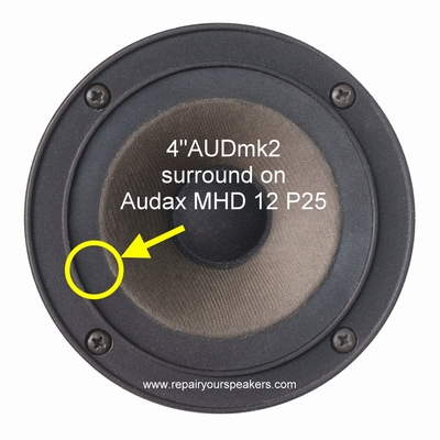 Audax MHD12 P25 - 1 x Schaumstoff Sicke für Reparatur