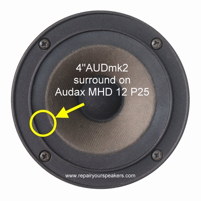 Westlake BBSM-6, 1x surround for repair Audax midrange.