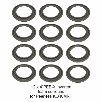 Peerless KO40MRF / 821385 > 12x surround for repair midrange