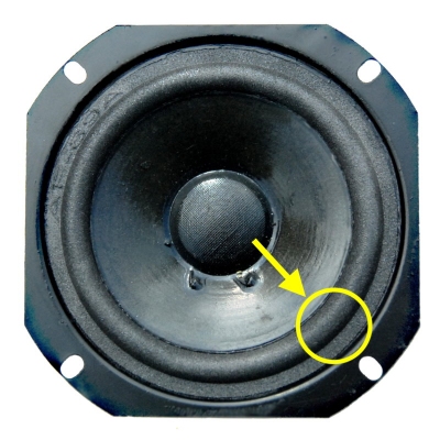 Quadral 531TF midrange - 1x Foam surround for repair speaker