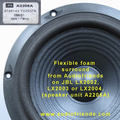 JBL LX2004 - 4x Foamrand voor reparatie A2206A speaker