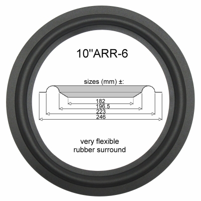 Focal Solution - 10N500 woofer - 1x GUMMI Sicke