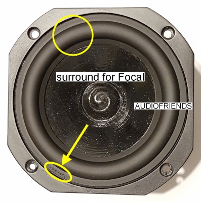 Focal Temptation midrange 5N300 - 1x GUMMI Sicke
