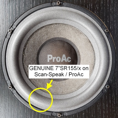 ProAc CC2 center speaker - 1x ORIGINELE foamrand