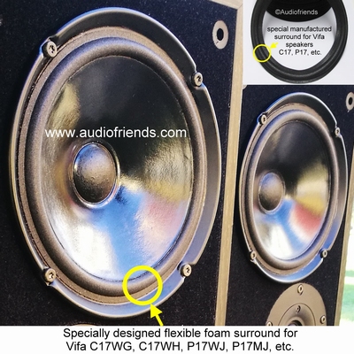 Gale 210, 220 - Vifa C17WH - 1x Surround for repair woofer.