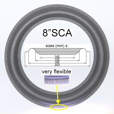 Ecouton - Scanspeak 21W/8551-52-53-54 - 1x GENUINE surround