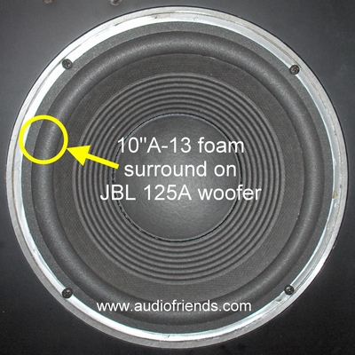 JBL L26 Decade - JBL 125A - 1x Foam surround for repair