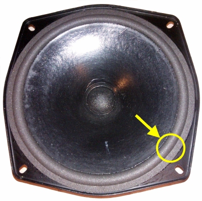VIFA C20WH-06 woofer - 1x Foamrand voor reparatie luidpreker.