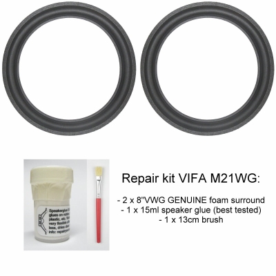 JPW P1,AP2,AP3,Vifa M21WG-09-08, Repair kit GENUINE edges
