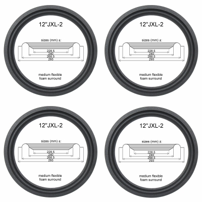 JBL Model L150, L150A, L150A-B - 4x Sicke für Reparatur