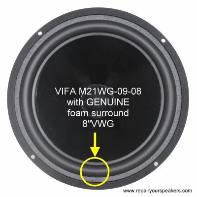 Vifa M21WG - 1 x ORIGINELE rand voor reparatie.