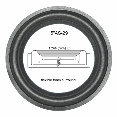 HAES 5 inch 996.645.048.01 Porsche / BMW: 1x Sicke