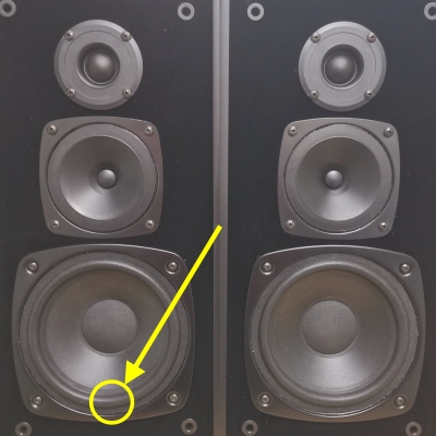 Yamaha NS-G10 - 1x Foam surround for repair woofer loudspeaker.