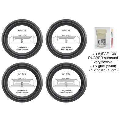 Magnat Project 4.1 - Repair kit RUBBER for repair woofers loudspeakers with deep bass sound.