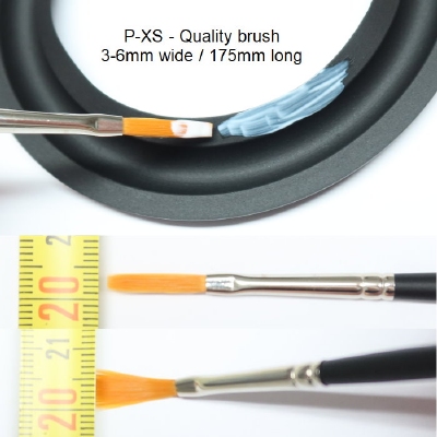 1 x Brush of high quality, with fine, firm bristles. Suitable for ±3-6mm width.