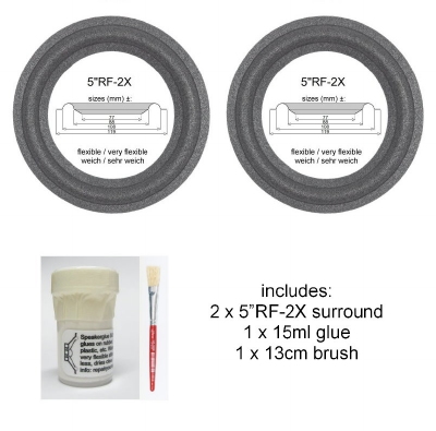 Auratone 5, 5c, Studio etc.: 1x Reparaturset Tieftöner-Mitteltöner von Ihren Lautsprecher.