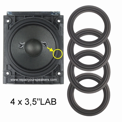 B&O Beolab 6000/3500 - 4x GUMMI Sicken für Reparatur.