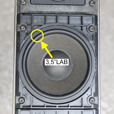B&O Beolab 6000/3500 - 4x RUBBER rand voor reparatie.