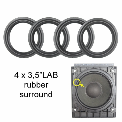 B&O Beolab 6000/3500 - 4x GUMMI Sicken für Reparatur.