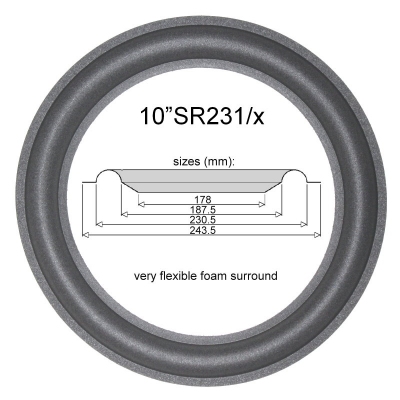 T+A Spectrum ADL III (3) - 1x Foamrand ORIGINEEL
