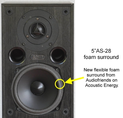 Acoustic Energy AE100, AE109 - 1x Foam surround for repair