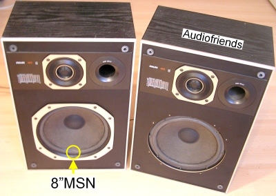 Philips 22ah483 - AD80803/W8 - 1x surround for repair.