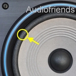 1 x Foam surround for repair Onkyo SC-350 - flexible