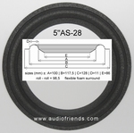 Visonik David 8001 - 1x Foamrand voor reparatie speaker